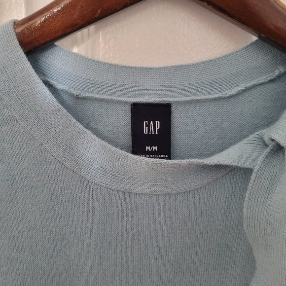 Classic Jackie O Inspired Light Blue Shell from Gap - Women's Size Mediu… - Picture 3 of 3